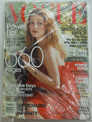 Vogue Magazine Drew Barrymore March 2008 660 Pages 070215R
