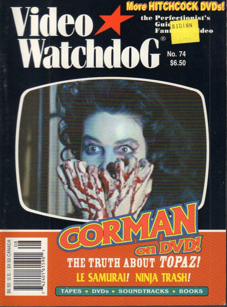 Video Watchdog August 2001 Corman Le Samurai Toaz 021318DBE