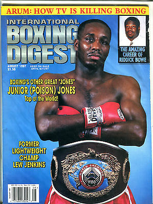 International Boxing Digest Magazine August 1997 Junior Jones EX 060616jhe