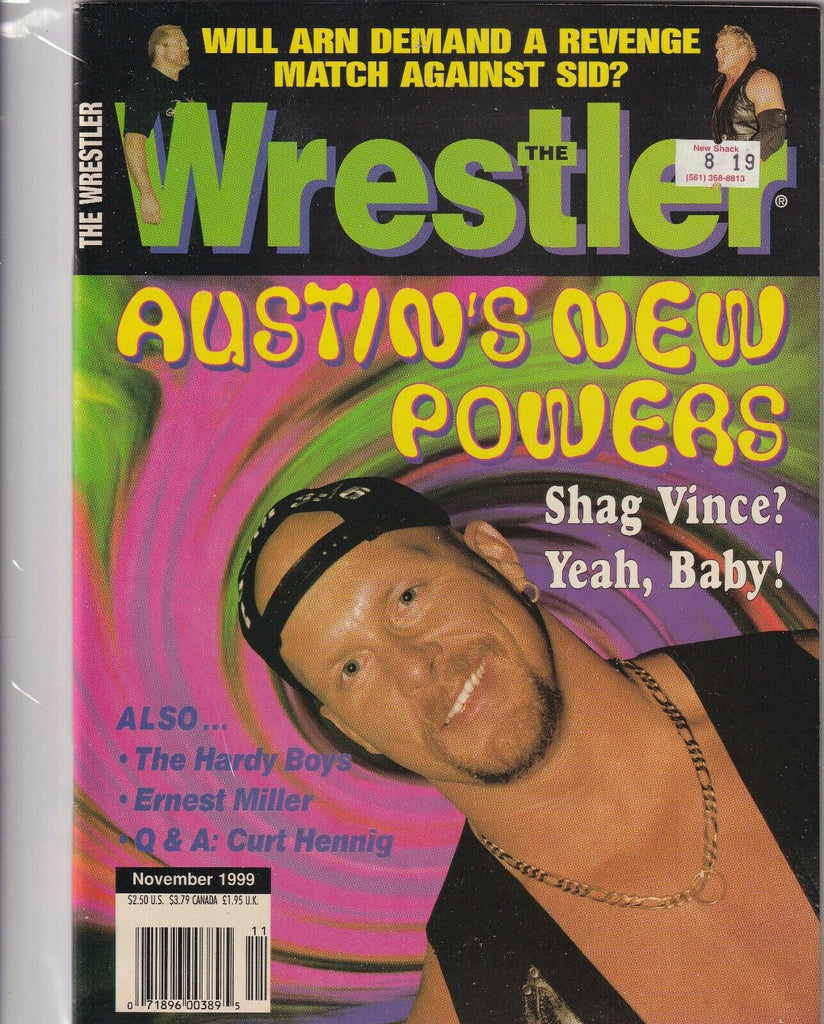 The Wrestler Stone Cold Sid Vicious Hardy Boys November 1999 062419nonr