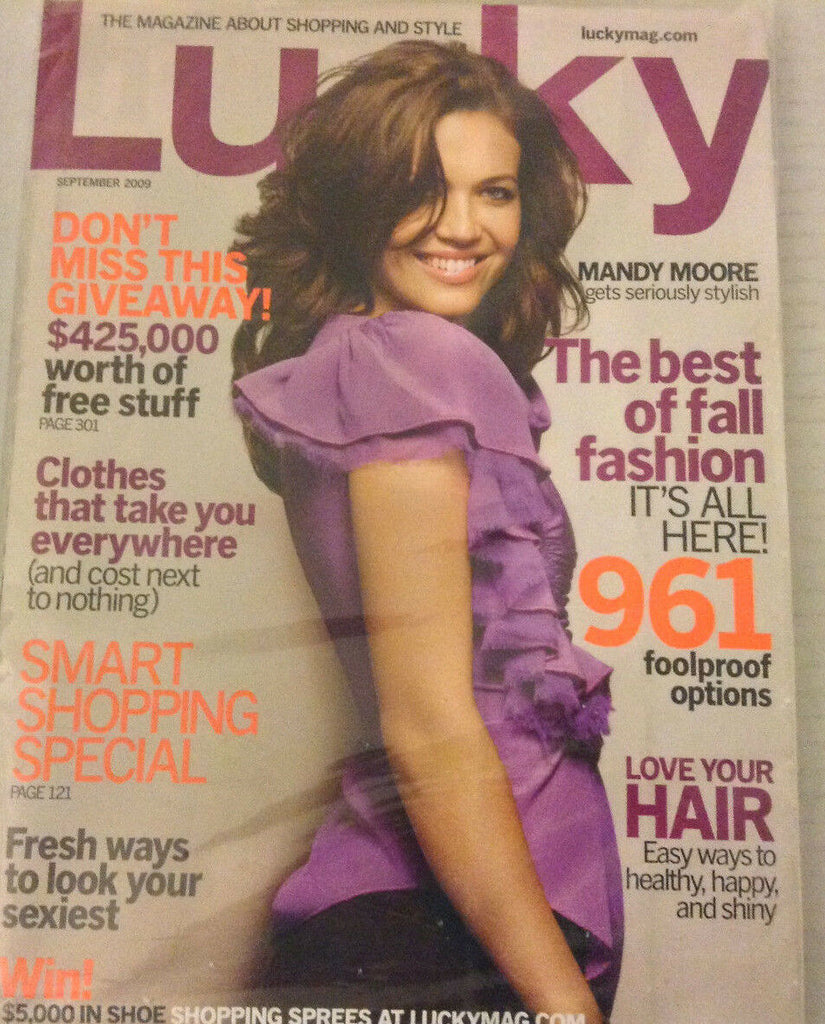 Lucky Magazine Mandy Moore Shopping Special September 2009 SEALED 080917nonrh