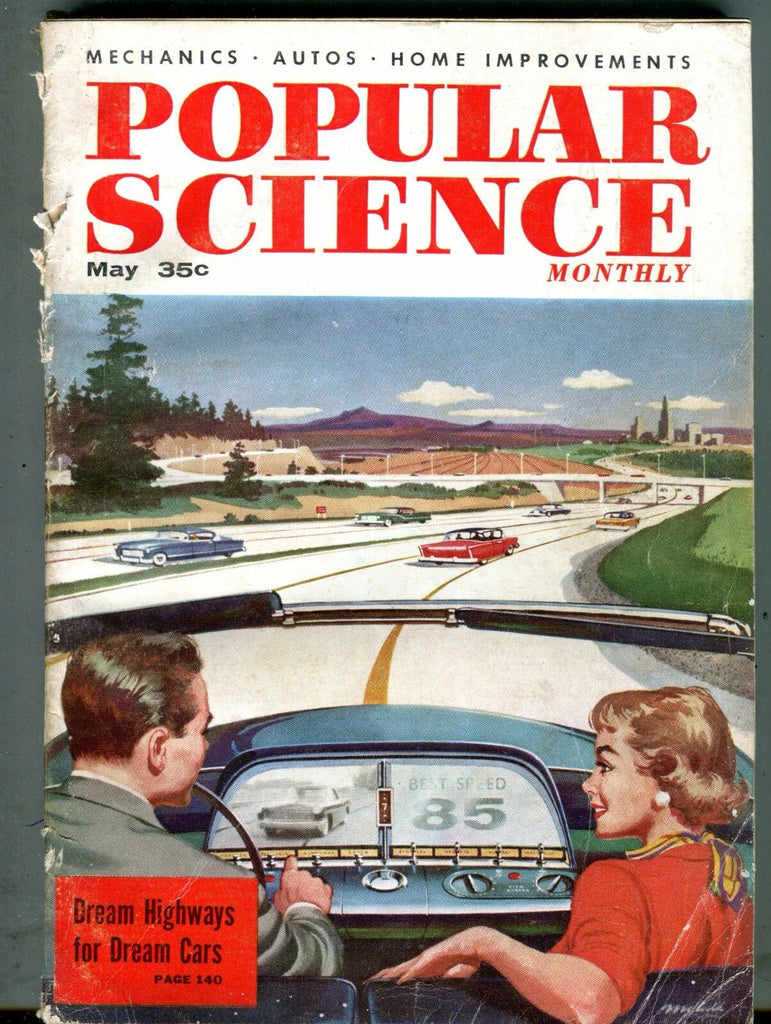 Popular Science Magazine May 1956 Dream Highways 070517nonjhe