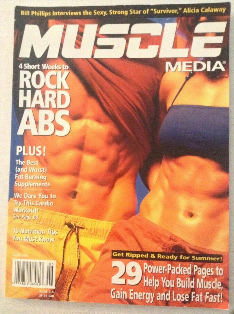 Muscle Media Magazine Rock Hard Abs June 2001 040319nonrh