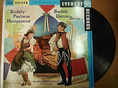 33 RPM Vinyl Kodaly Psalmus Hungaricus Bartok Dance Suite Everest Rec 012115SM