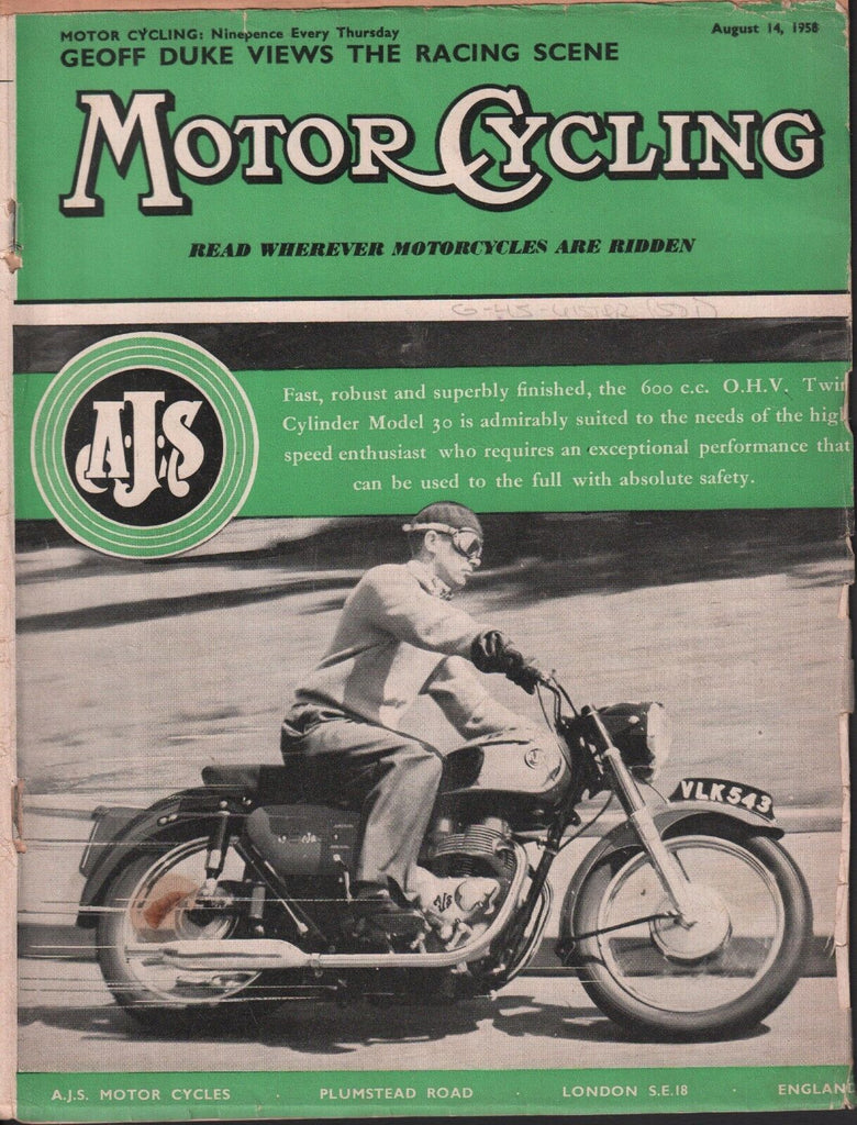 Motor Cycling August 14 1958 ATS OHV Twin 071717DBE