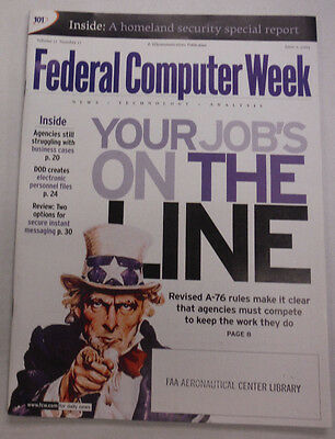 Federal Computer Week Magazine Your Jobs On The Line June 2003 071515R