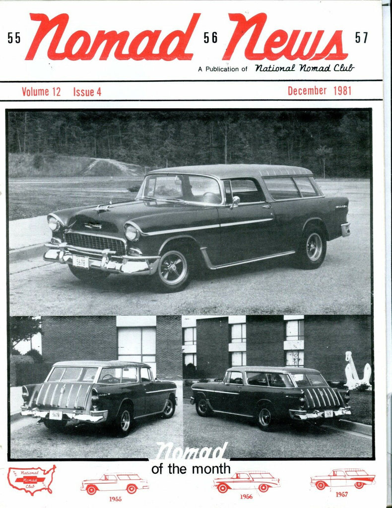 Nomad News Magazine December 1981 Mel Moerschel Chevrolet EX 032217nonjhe