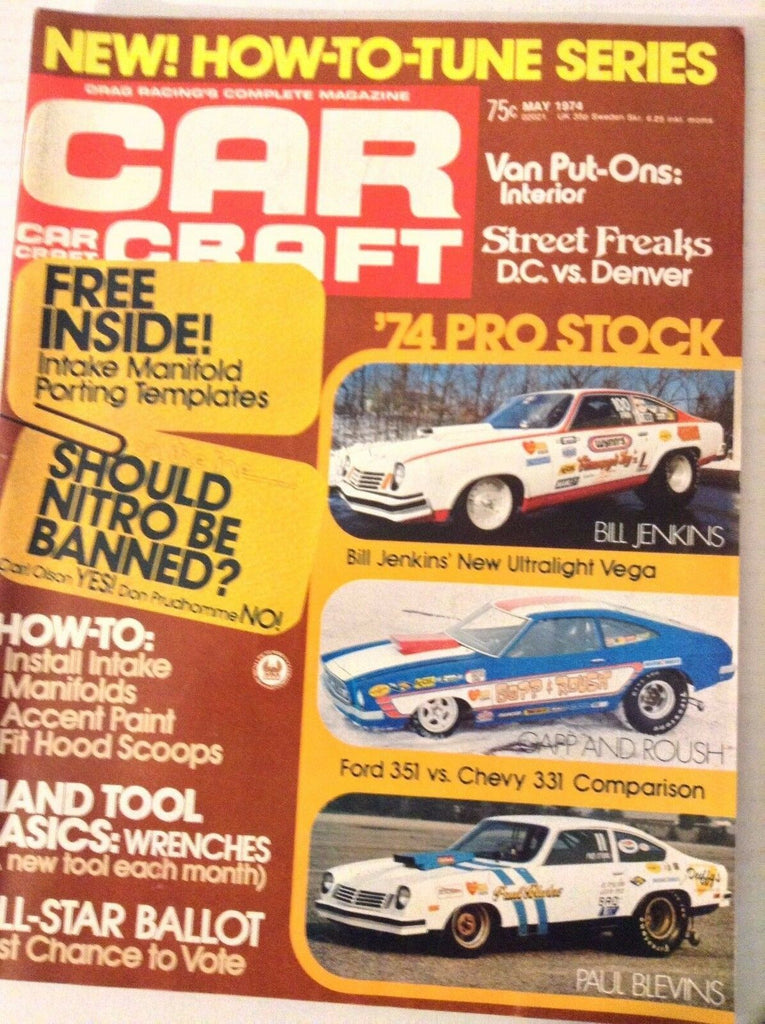 Car Craft Magazine Intake Manifold Porting Templates May 1974 051617nonrh
