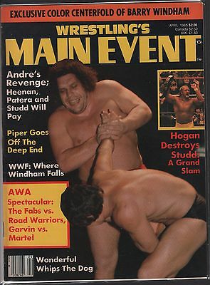 Wrestling's Main Event April 1985 Andre the Giant Complete EX 120915DBE