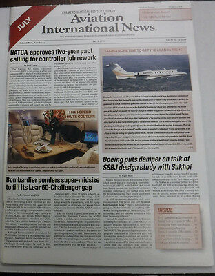 Aviation International News Magazine NATCA Approves July 1998 FAL 072115R