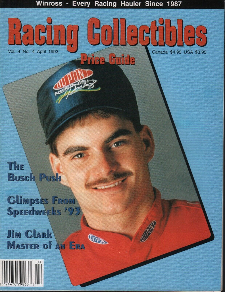 Racing Collectibles April 1993 Jeff Gordon NASCAR Jim Clark 100818ame