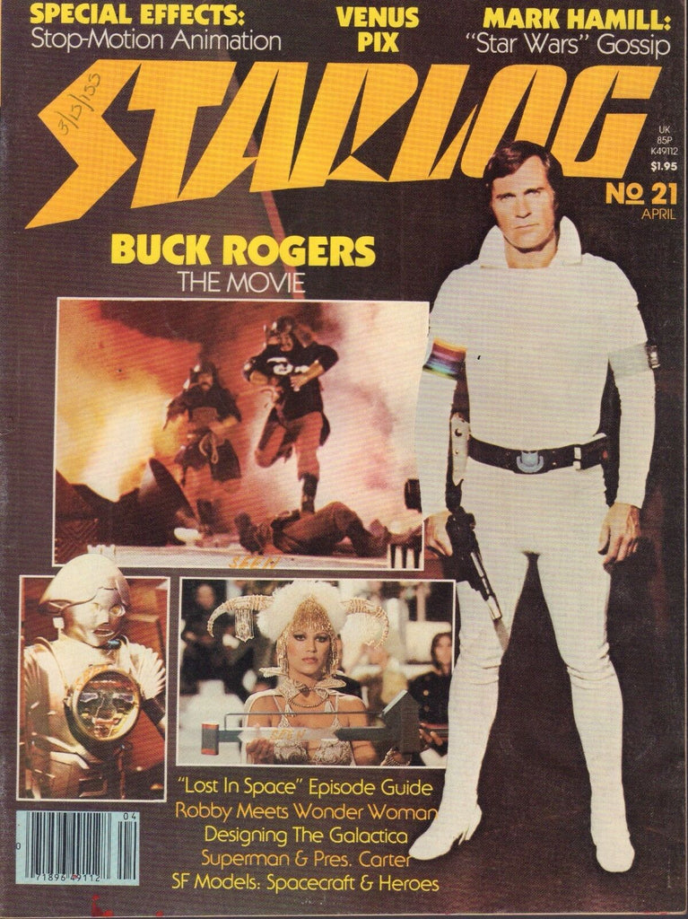 Starlog April 1979 Mark Hamill Star Wars, Buck Rogers 022817nonDBE2