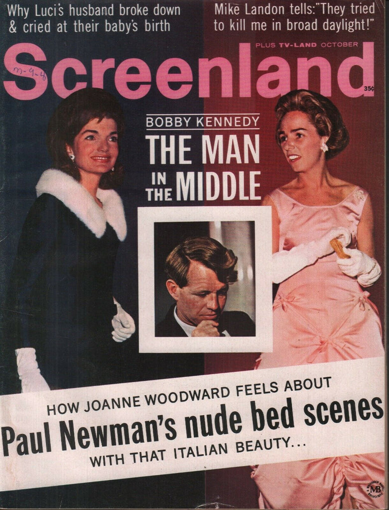 Screenland October 1967 Jackie Ethal Bobby Kennedy Lucille Ball 072219AME