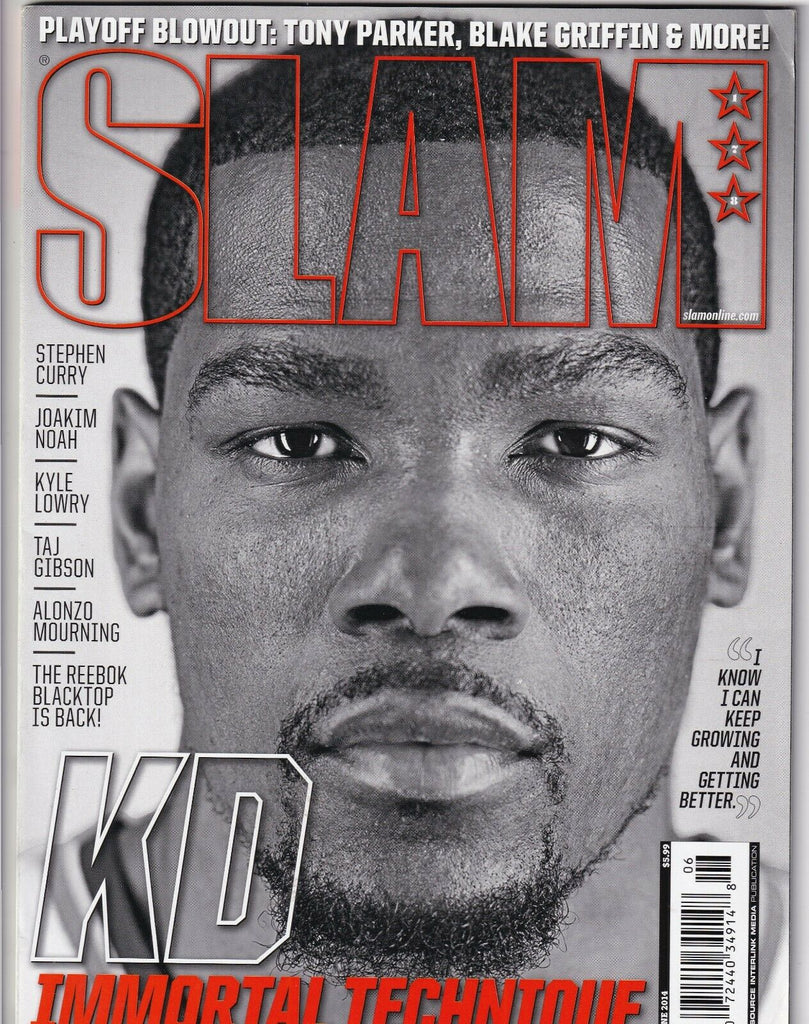 Slam Basketball Magazine Kevin Durant Stephen Curry June 2014 051419nonr