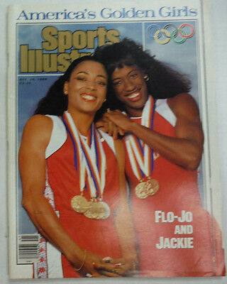 Sports Illustrated Magazine Flo-Jo And Jackie NO ML October 1988 051215R