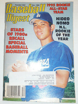 Baseball Digest Magazine Hideo Nomo & Sammy Sosa December 1995 020315R