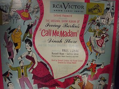 Irving Berlin's Call Me Madam 33RPM 012716 TLJ