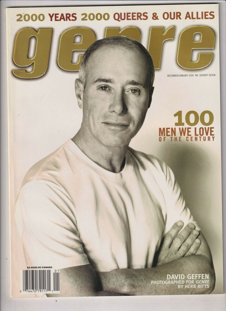 Genre Gay Fashion Mag Men David Geffen We Love Issue Dec/Jan 2000 031120nonr