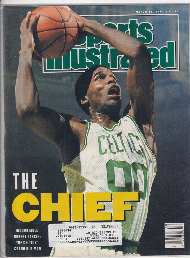 Sports Illustrated Robert Parish Celtics Chief March 11, 1991 091719nonr