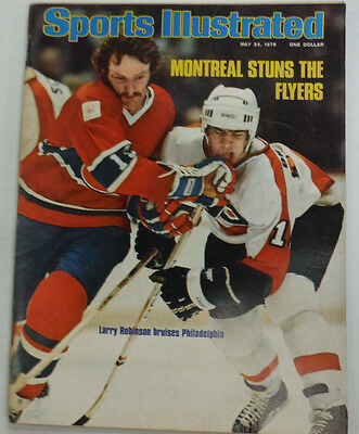 Sports Illustrated Magazine Montreal Stuns The Flyers May 1976 NO ML 052315R
