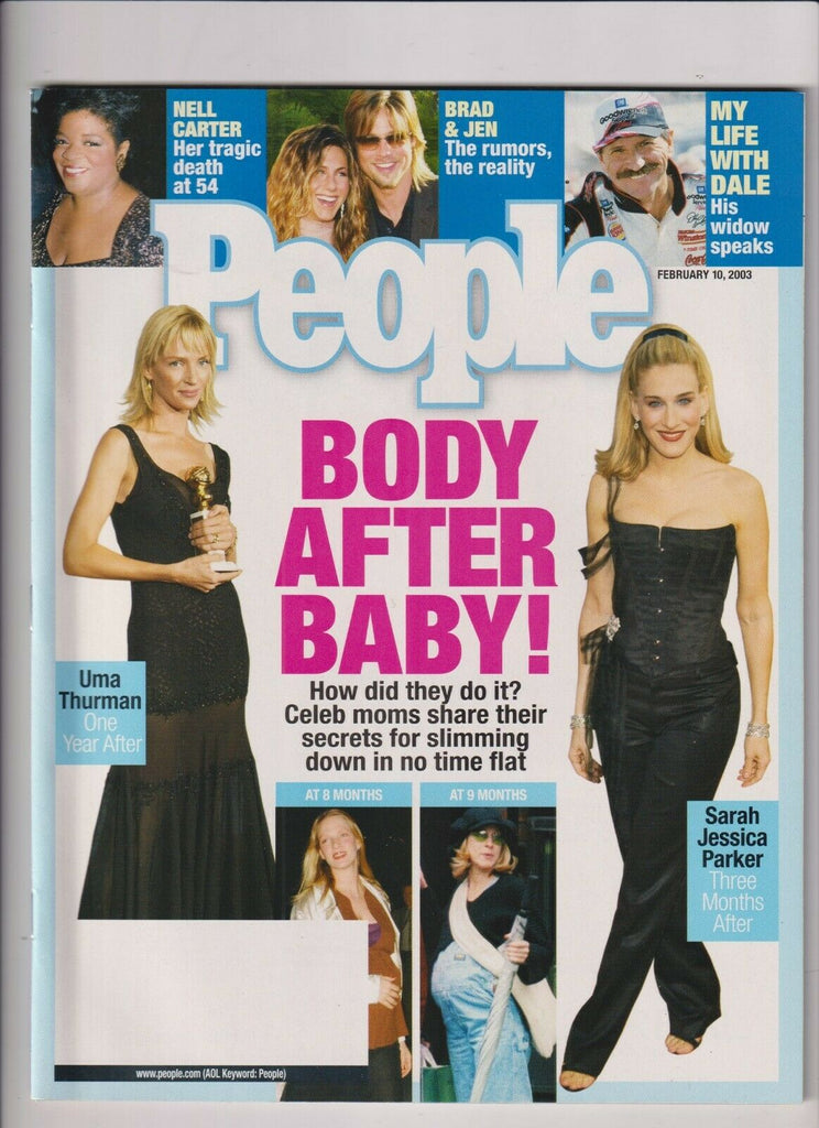 People Mag Uma Thurman Sarah Jessica Parker February 10, 2003 102319nonr