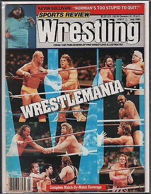 Sports Review Wrestling July 1990 'Wrestlemania' EX 120715DBE2