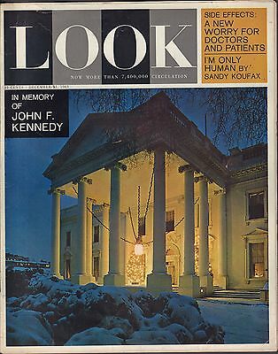 Look Magazine December 31 1963 John F. Kennedy VG 060716DBE2