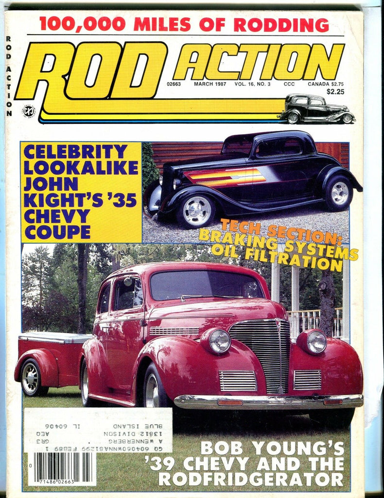 Rod Action Magazine March 1987 John Knight EX w/ML 042017nonjhe