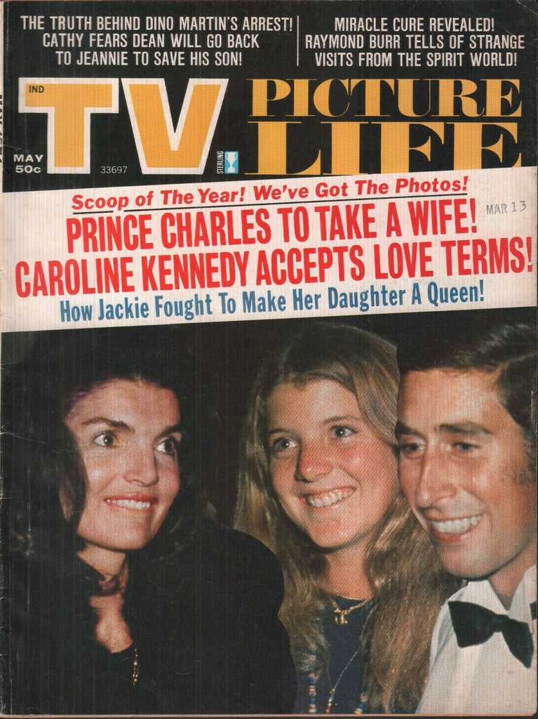 TV Picture Life May 1974 Caroline Jackie Kennedy Prince Charles 070119AME