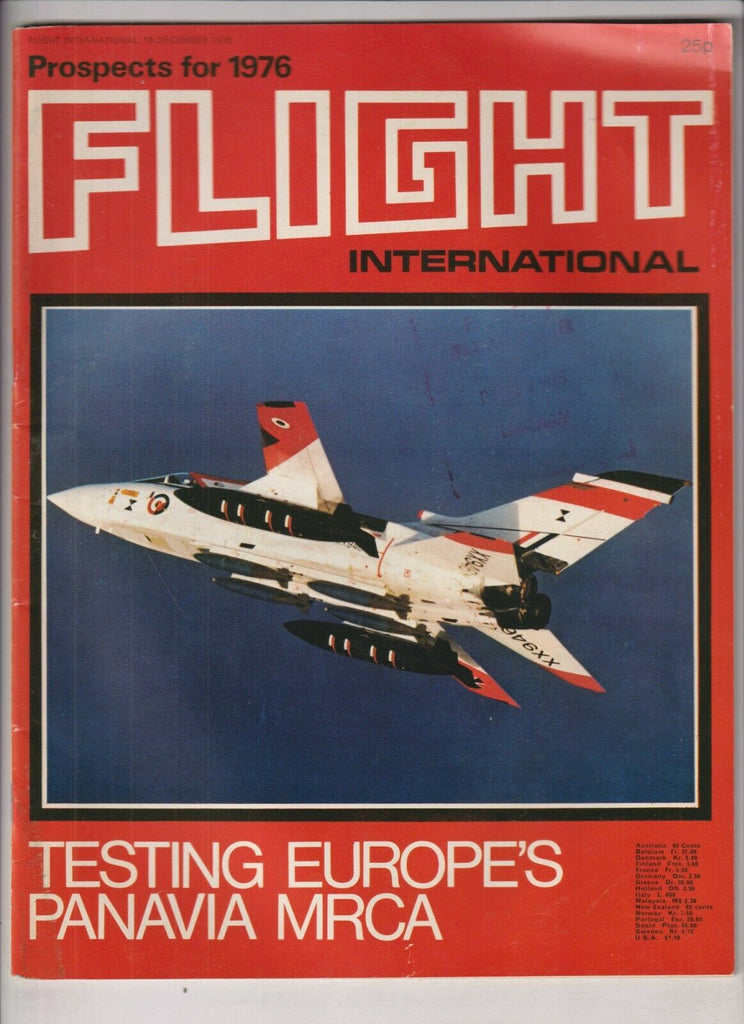 Flight International Mag Testing Europe's Panavia December 18, 1975 022120nonr