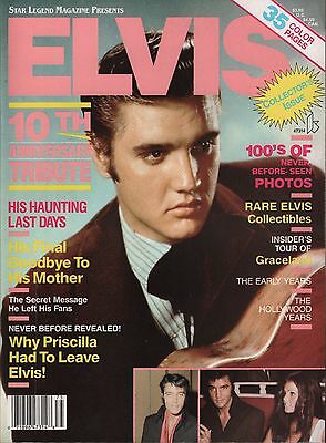 Star Legend Magazine Presents Elvis Vol.1 No.1 1987 EX 112715DBE