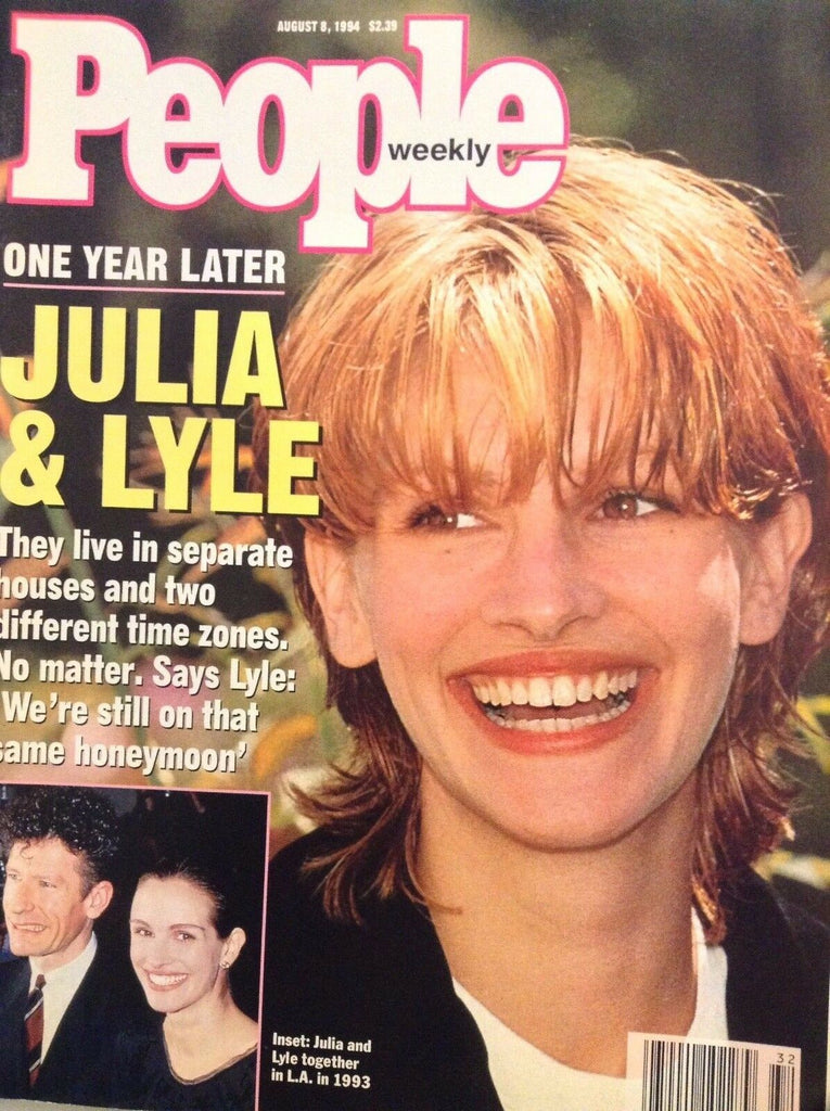 People Magazine Julia Roberts & Lyle August 8, 1994 NO ML 110817nonrh3