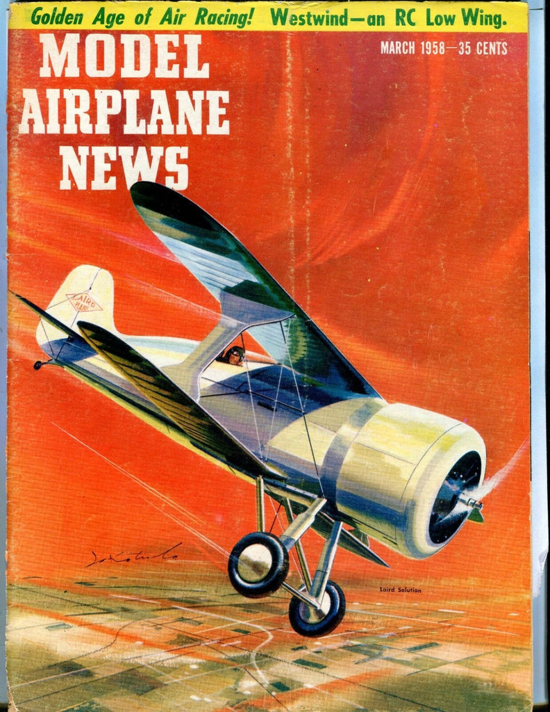 Model Airplane News Magazine March 1958 Laird Solution GD 041317nonjhe