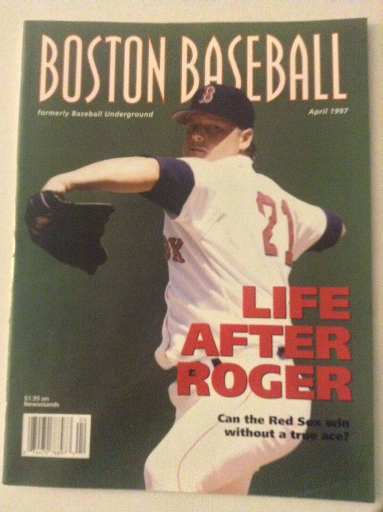 Boston Baseball Magazine Glenn Stout Roger Clemens April 1997 060619nonrh