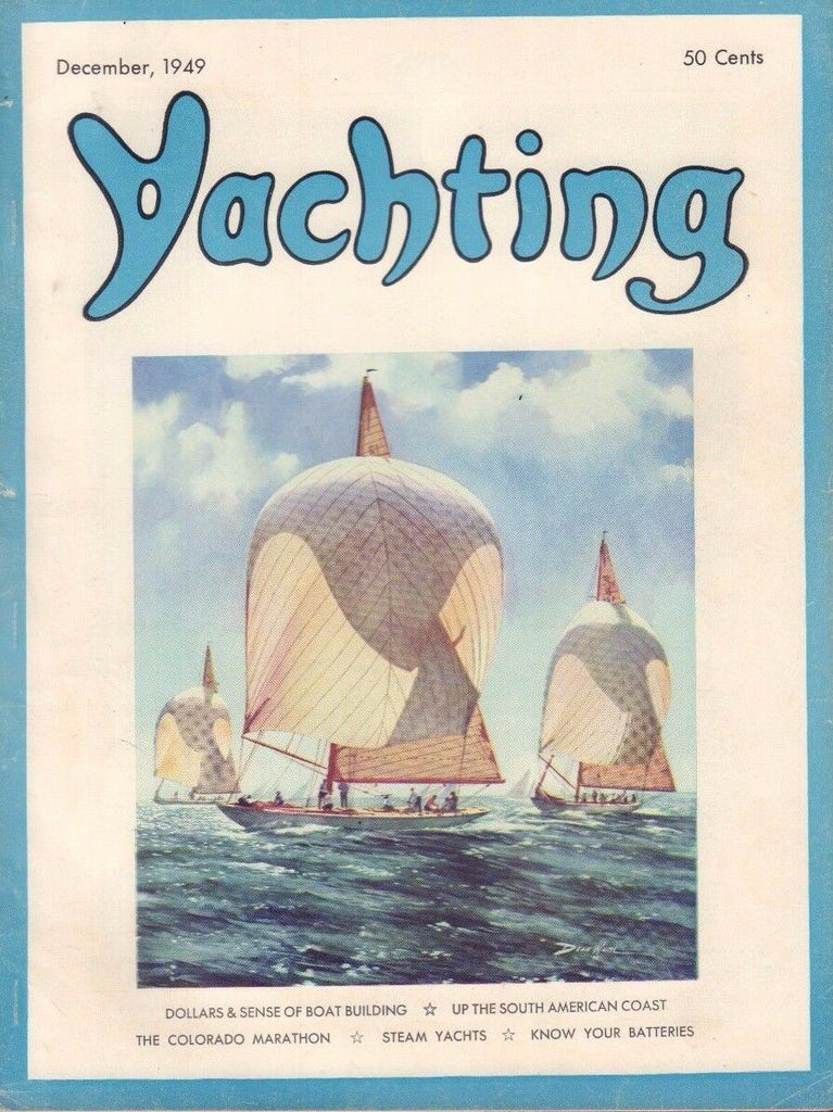 Yachting December 1949 Steam Yachts, The Colorado Marathon 032217nonDBE