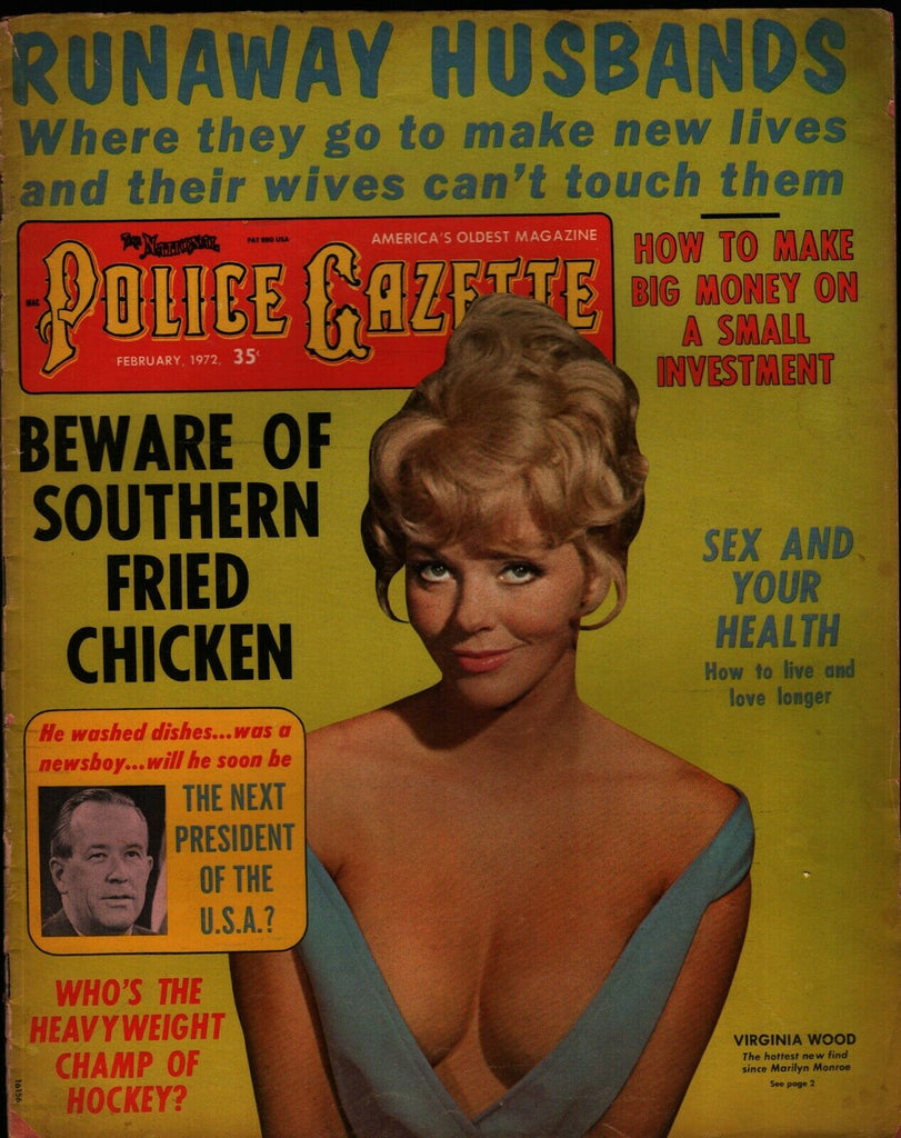Police Gazette February 1972 Virginia Wood John Ferguson 022321ame2