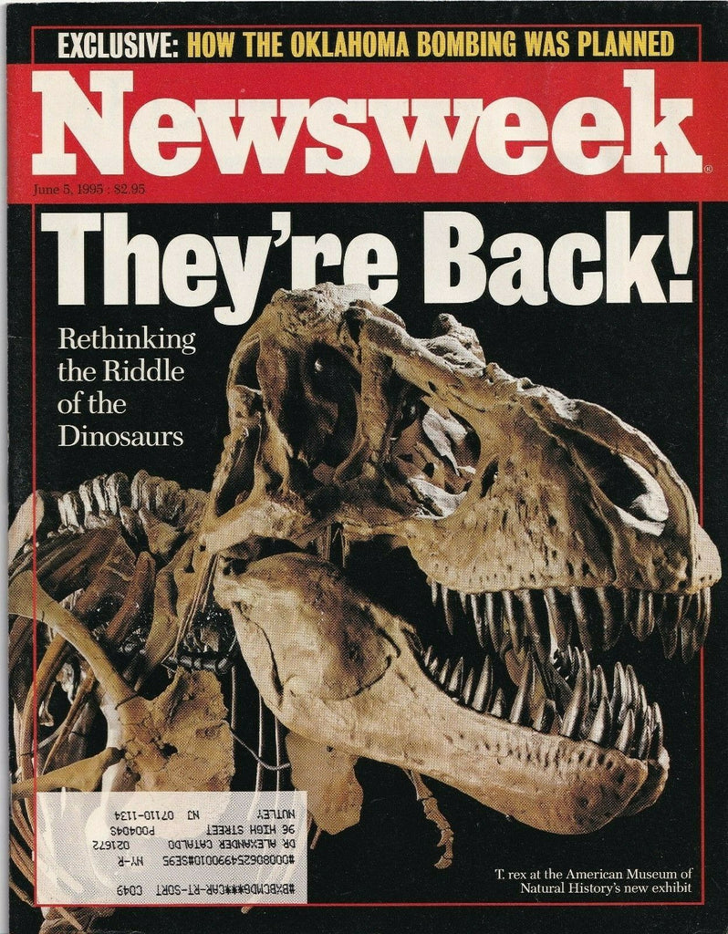 Newsweek Magazine The Riddle Of Dinosaurs June 5, 1995 032019nonr