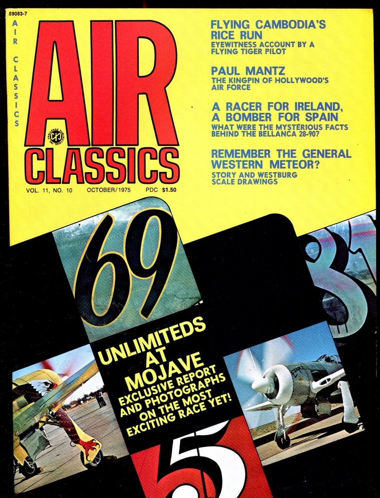 Air Classics Magazine October 1975 Paul Mantz EX No ML 121116jhe