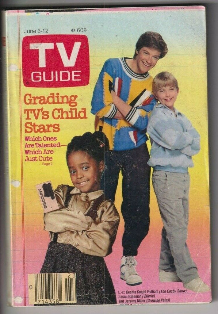 Tv Guide Mag Keisha Knight Pulliam Jason Bateman June 6-12, 1987 110119nonr