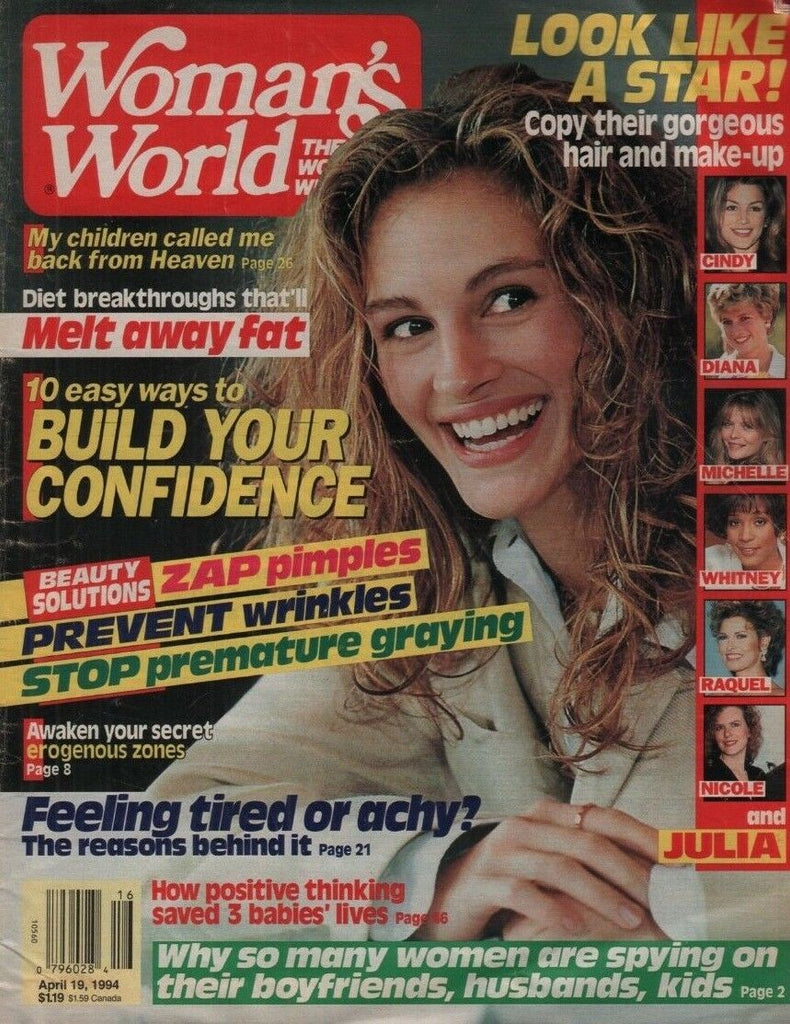 Woman's World April 19 1994 Julia Roberts Princess Diana 090418DBE4