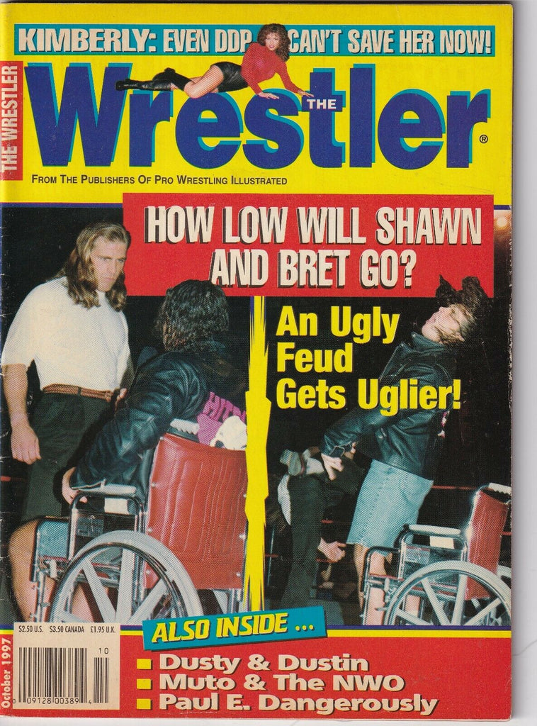 The Wrestler Magazine Shawn Michaels Bret Hart October 1997 052819nonr