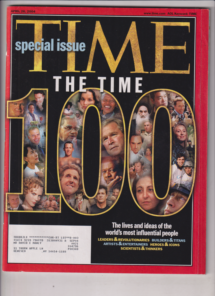 Time Magazine 100 Lives Of Influential People April 26, 2004 012920nonr