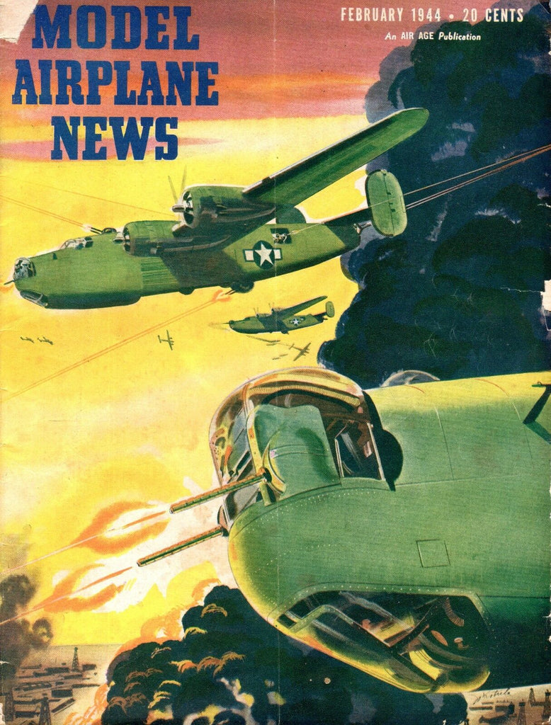 Model Airplane News Magazine February 1944 The Liberator GD 041717nonjhe