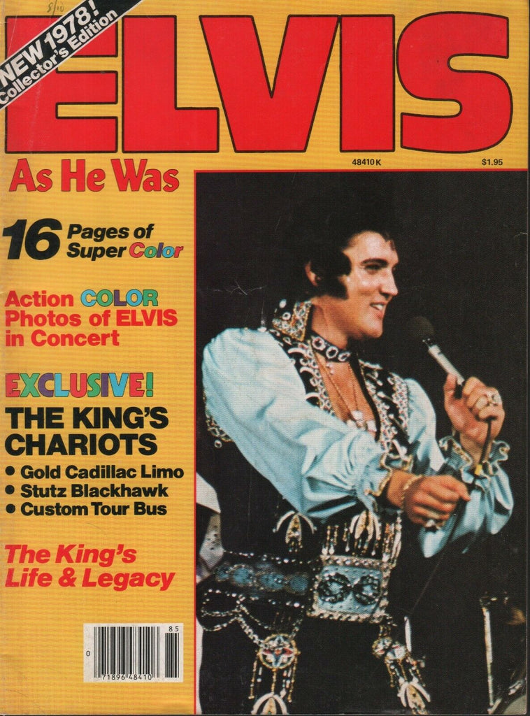 Elvis As He Was 1979 Collectors Edition Elvis Presley Tribute 032619DBE