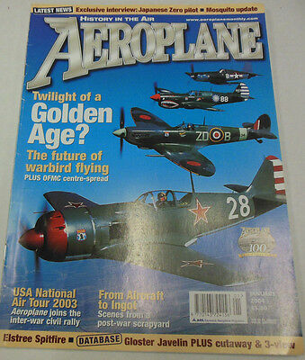 Aeroplane Magazine Twilight Of A Golden Age? January 2004 071814R