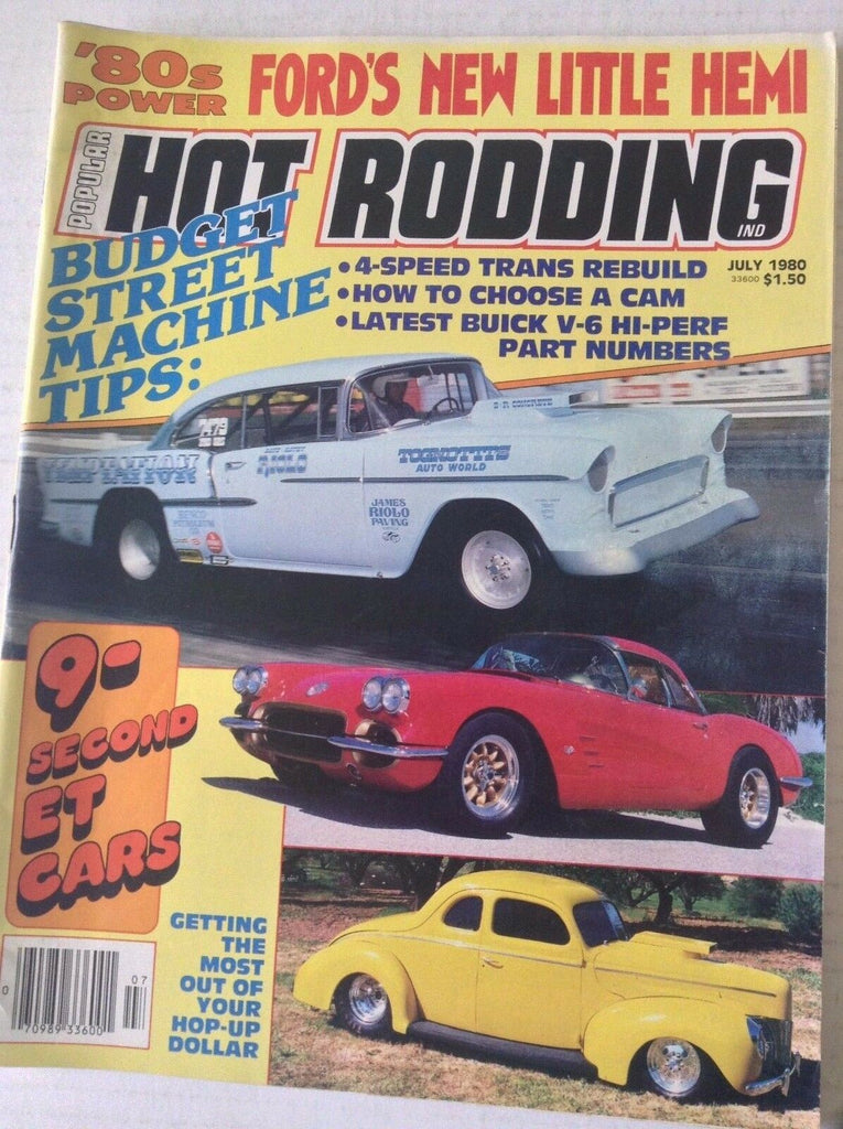 Popular Hot Rodding Magazine Budget Street Machine Tips July 1980 042717nonrh