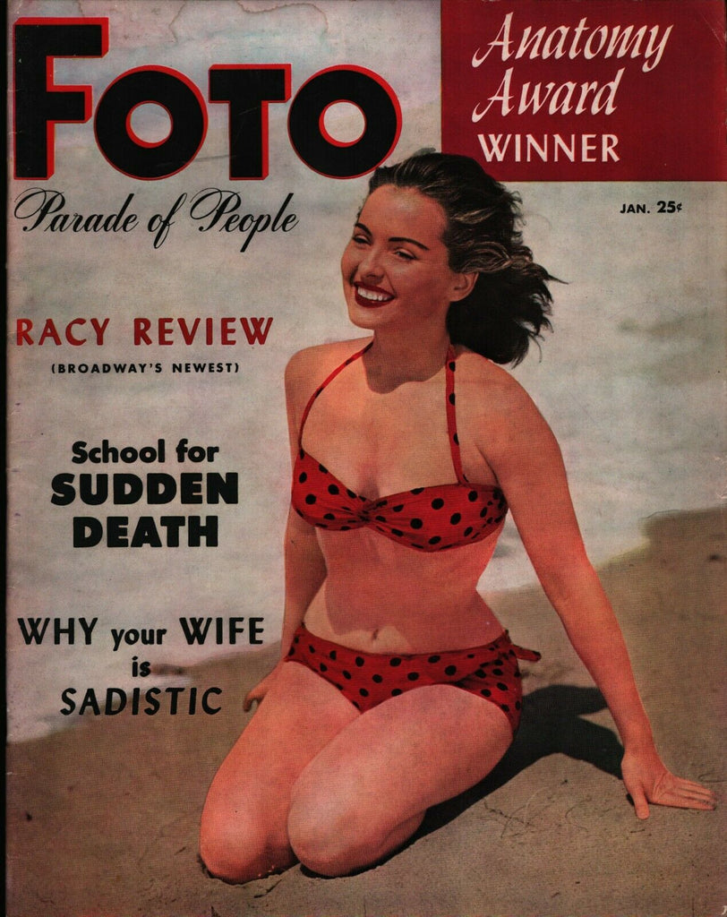 Foto Vintage Magazine January 1951 Lilian Moore Lynn Storm 022321ame2