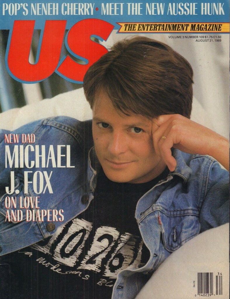 US Magazine Michael J. Fox August 21, 1989 NO ML 012918nonr