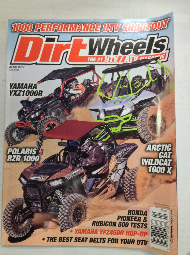 Dirt Wheels Magazine Yamaha YXZ1000R Polaris RZR1000 April 2017 032817nonR