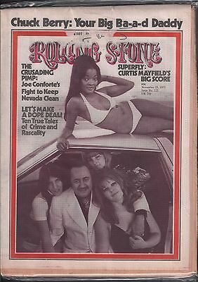 Rolling Stone November 23 1972 Issue No.122 Joe Conforte EX 113015DBE2